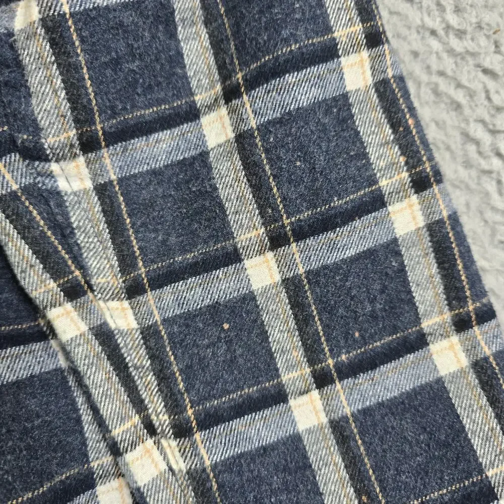 Sonoma Flannel Button Shirt Lot of‎ 2 Men's Medium Plaid Workwear Long Sleeve